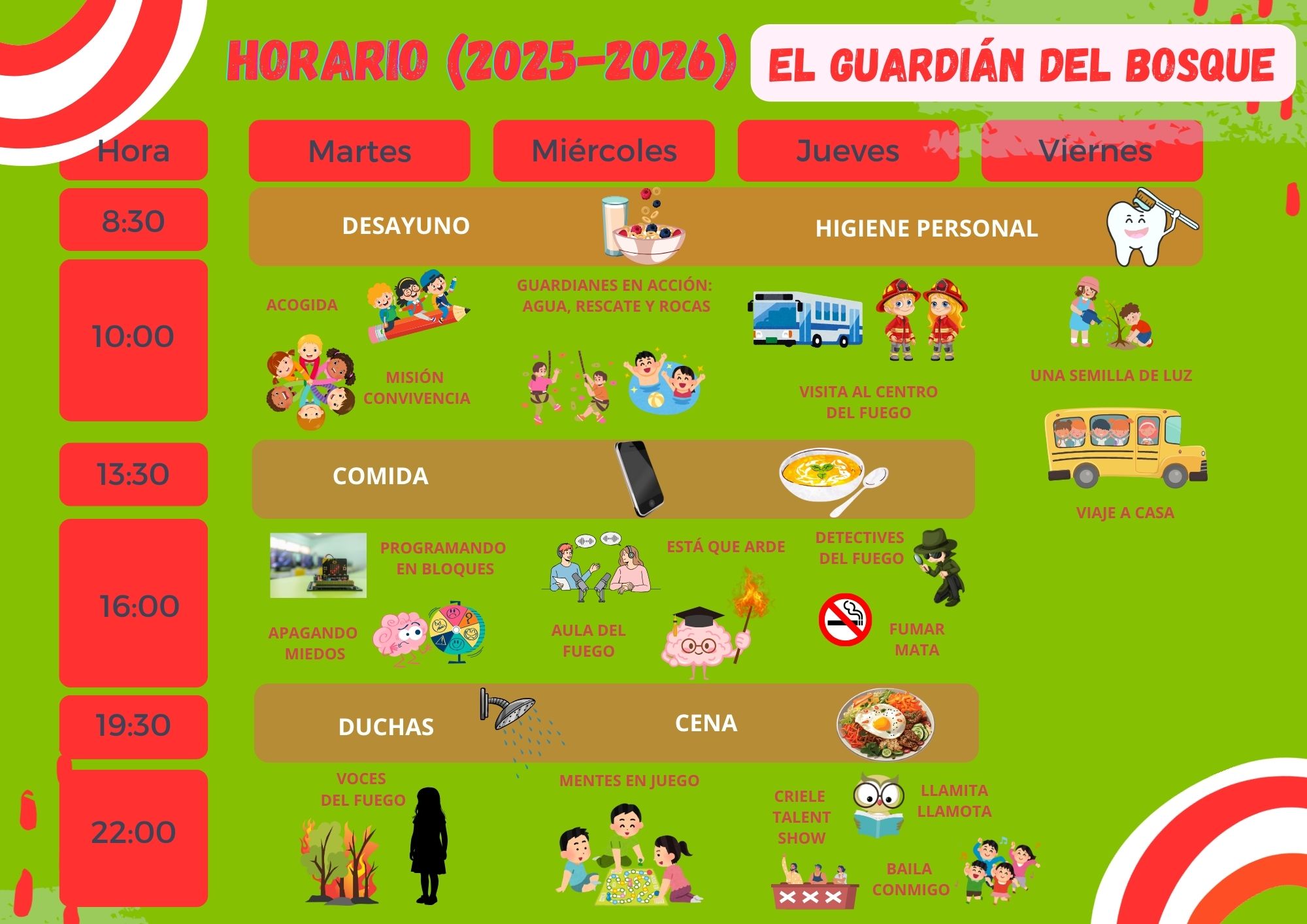 HORARIO EL GUARDIAN
